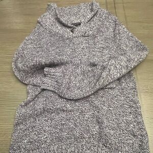 Banana Republic Marled Knit Sweater in Black and White